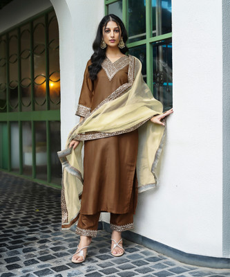 Divastri Women Kurta Pant Dupatta Set
