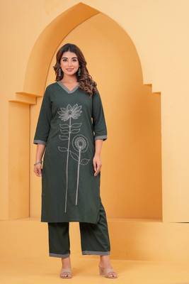 Rajputana Camisa Women Kurta Pant Set