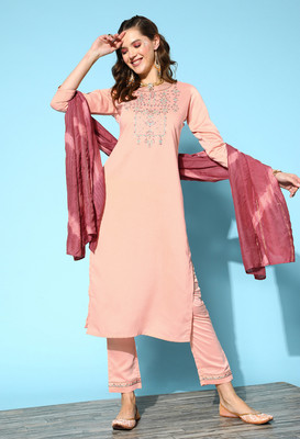 SheWill Women Kurta Pant Dupatta Set