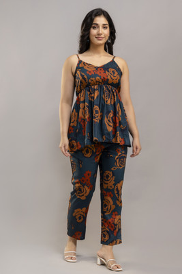 SHANGUL Women Ethnic Top Pant Set
