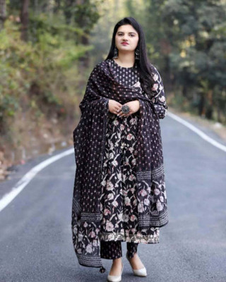 PILUDI Printed Kurta, Salwar & Dupatta Set
