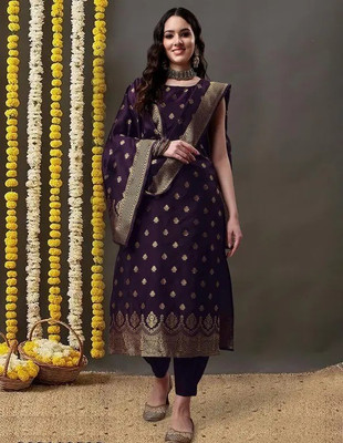 TILKI FASHION Women Kurti Pant Attached Dupatta Set