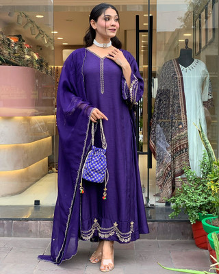 Divastri Women Kurta Pant Dupatta Set