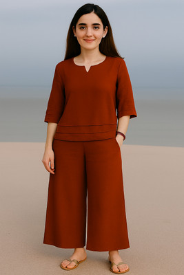 Harsh Women Ethnic Top Palazzo Set