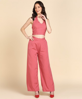 Rudraaksha Women Ethnic Top Palazzo Set