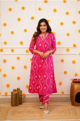 Cloth N Stich Women Kurti Pant Set