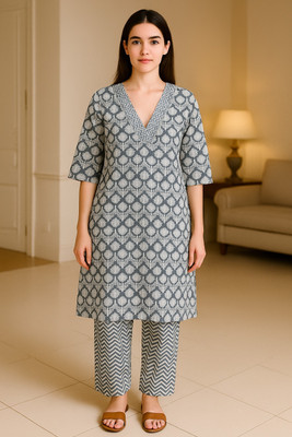 ROZEE FASHION Women Kurta Pant Set