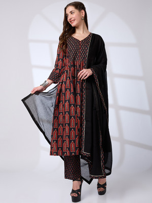 Globus Women Kurta Pant Dupatta Set
