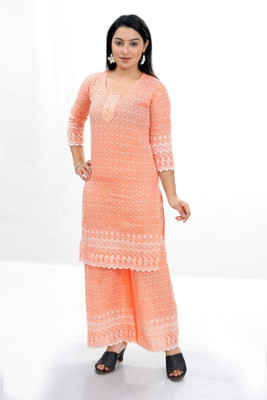 Aastha Women Kurta Palazzo Set