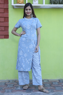 Heba Women Kurti Palazzo Set