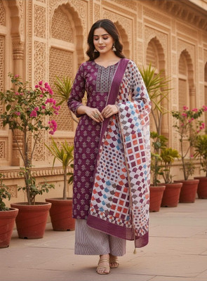 VADUKA Women Kurta Pant Dupatta Set