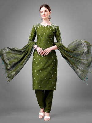 TextileCloth Embroidered Kurta, Trouser/Pant & Dupatta Set