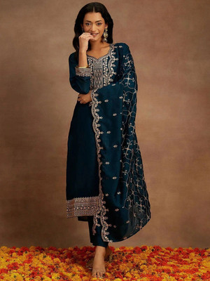 Janardan Women Kurta Pant Dupatta Set