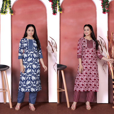 YAGNIK FASHION Women Kurti Pant Set