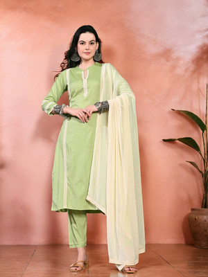 Sangria Women Kurti Pant Dupatta Set