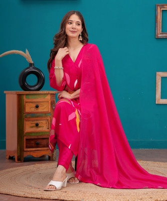 Dholiwal Fashion Women Kurta Pant Dupatta Set