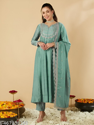 KALIVASTRA Women Kurta Pant Dupatta Set