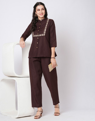 Skylee Women Ethnic Top Pant Set
