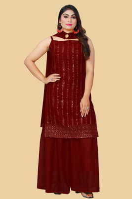 PARROT ENTERPRISE Women Kurta Palazzo Dupatta Set