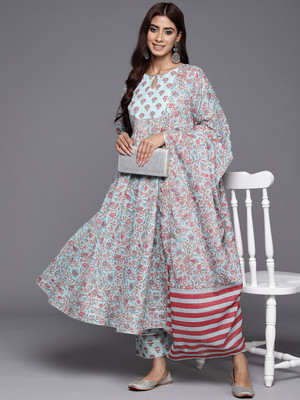 LIBAS Women Kurta Palazzo Set