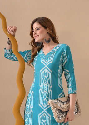 PRISCA Women Kurta Pant Set