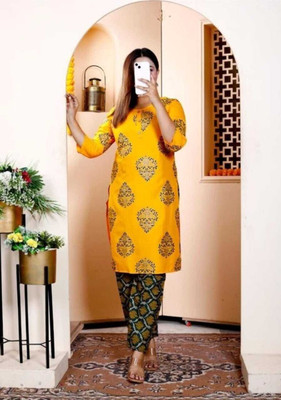 Aravli Creation Women Kurti Palazzo Set