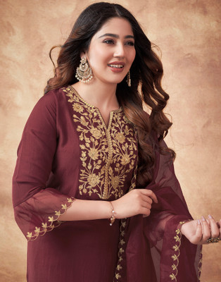 Divastri Women Kurta Pant Dupatta Set