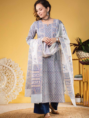 SHREESHA ENTERPRISE Women Kurta Palazzo Dupatta Set