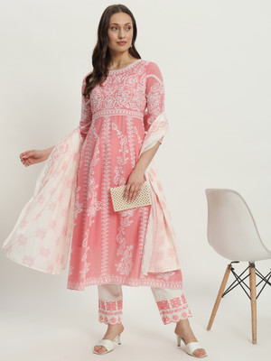 Gulmira Women Kurti Pyjama Dupatta Set