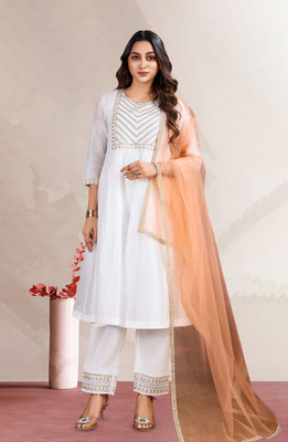 AVANSHEE Women Kurta Pant Dupatta Set
