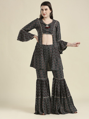 Madhuram Women Kurta Sharara Set