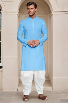 BEXARIO Men Kurta Dhoti Set