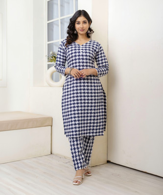 Auzanoor Collection Women Kurta Pyjama Set