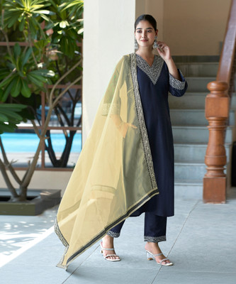Samah Women Kurta Pant Dupatta Set