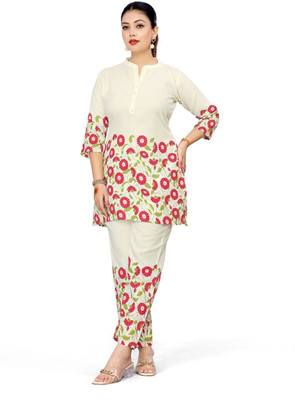 Thumba Women Ethnic Top Pant Set