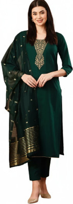 Glorytax Women Kurti Pant Dupatta Set