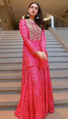 Harsh Enterprises Women Kurta Sharara Set