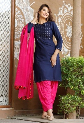 Spartan Women Kurti Patiala Dupatta Set