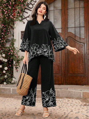 Citytalk Women Ethnic Top Palazzo Set