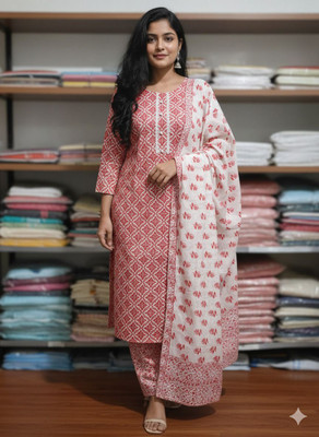 UFM Women Kurti Pant Dupatta Set