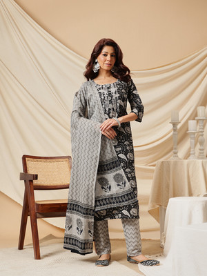 Ginni Arora Label Women Kurta Pant Dupatta Set