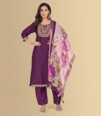 Shyam Fashion Women Kurti Pant Attached Dupatta Set