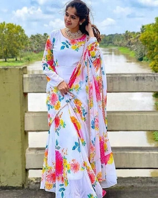 HouseOfCommon Women Ethnic Top Dupatta Set