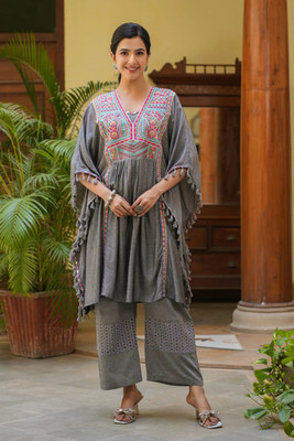 aaraas Women Kaftan Pant Set