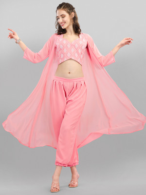 RIEKA Women Kurta Ethnic Jacket Set