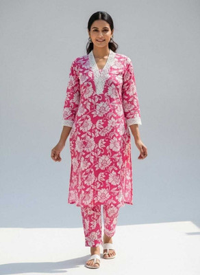 Sarvam Women Kurti Pant Set
