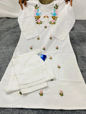 M S Textile Women Kurti Pant Dupatta Set