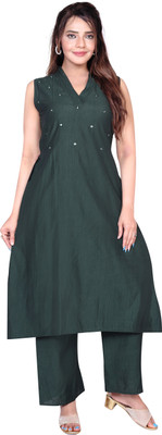 farida Women Ethnic Top Pant Set
