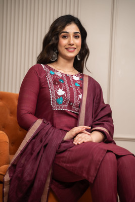 Andheriyas Enterprises Women Kurta Pant Dupatta Set