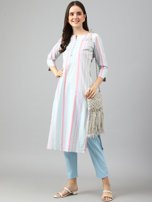 Fourleaf Women Kurti Pant Set